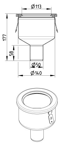 Line Drawing - Lower part-110