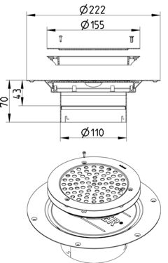 Line Drawing - Upper part-Vinyl-155