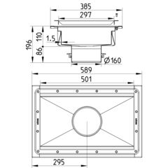 Line Drawing - Kitchen channel-Vinyl