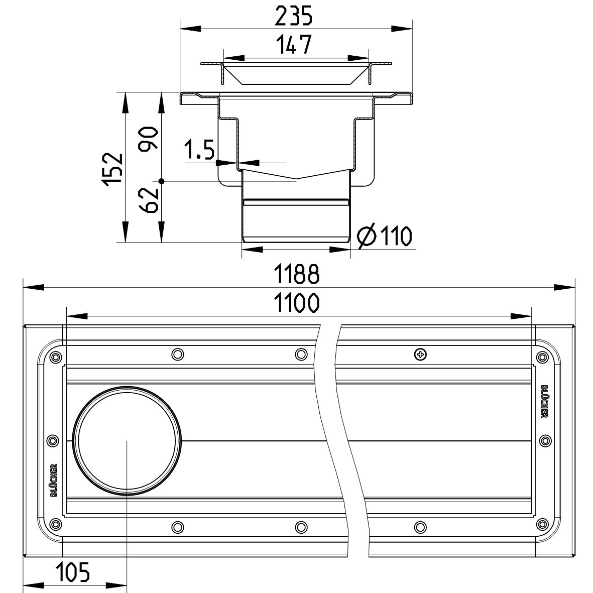 Line Drawing - Channel-Vinyl