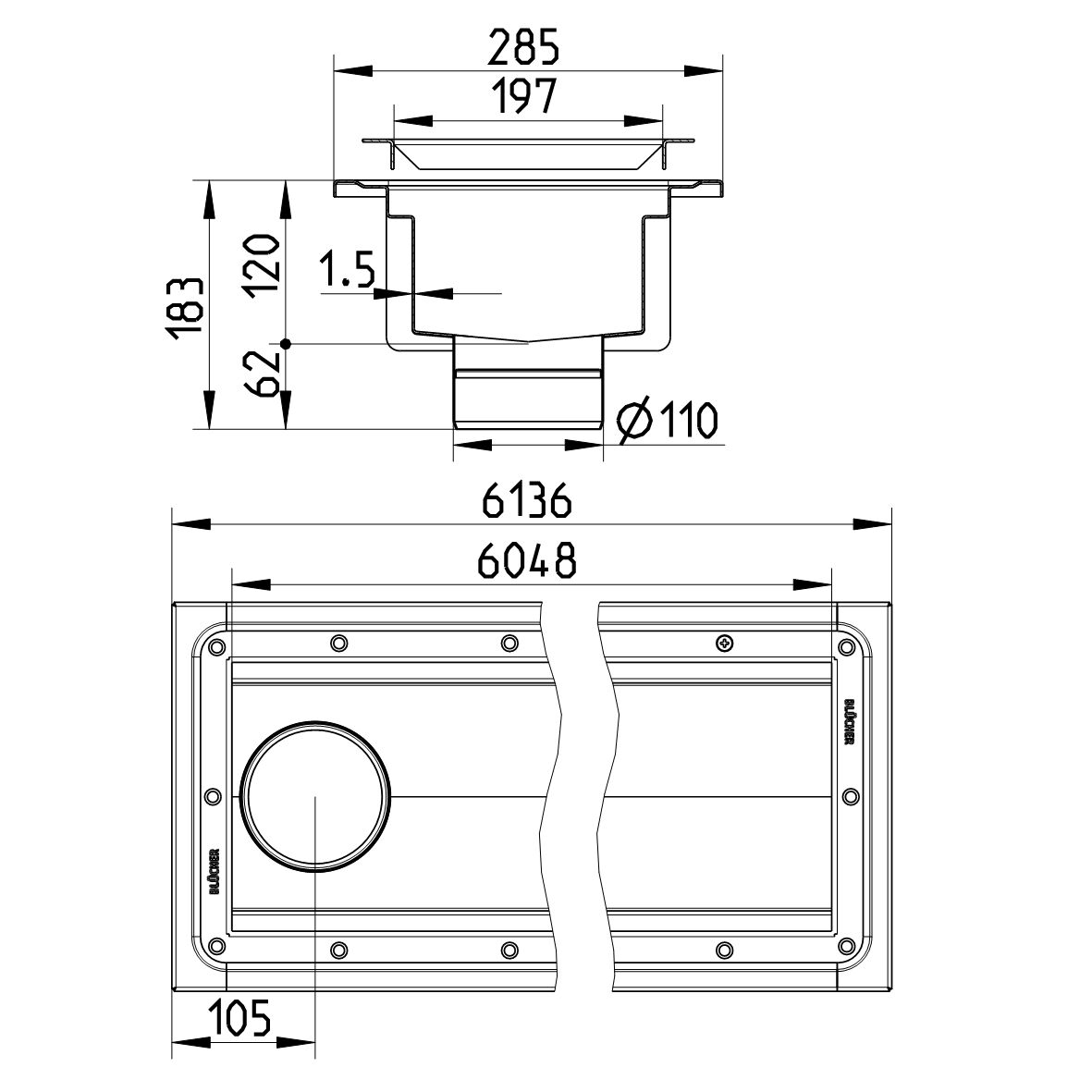 Line Drawing - Channel-Vinyl