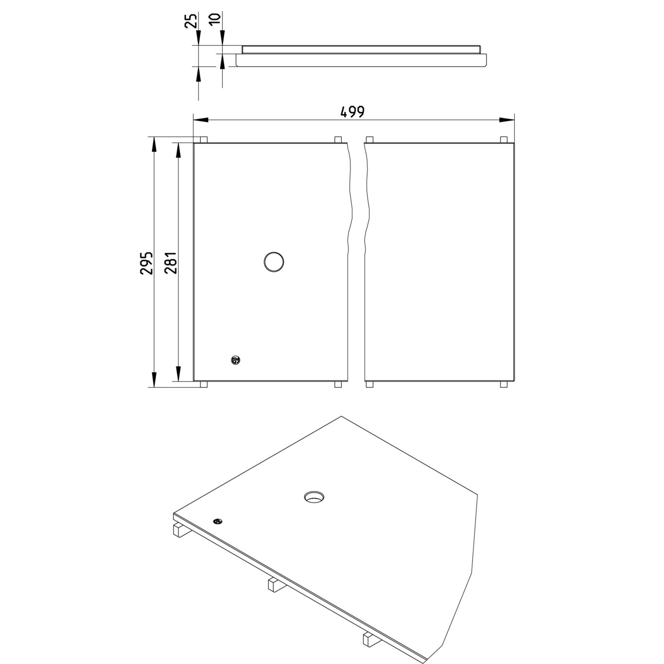 Line Drawing - Grating-Channel-300