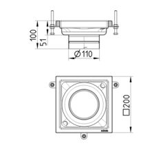 Line Drawing - Upper part-No membrane-200