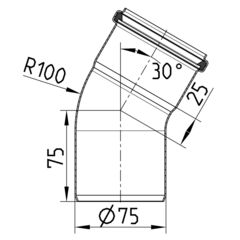 Line Drawing - Bend-30