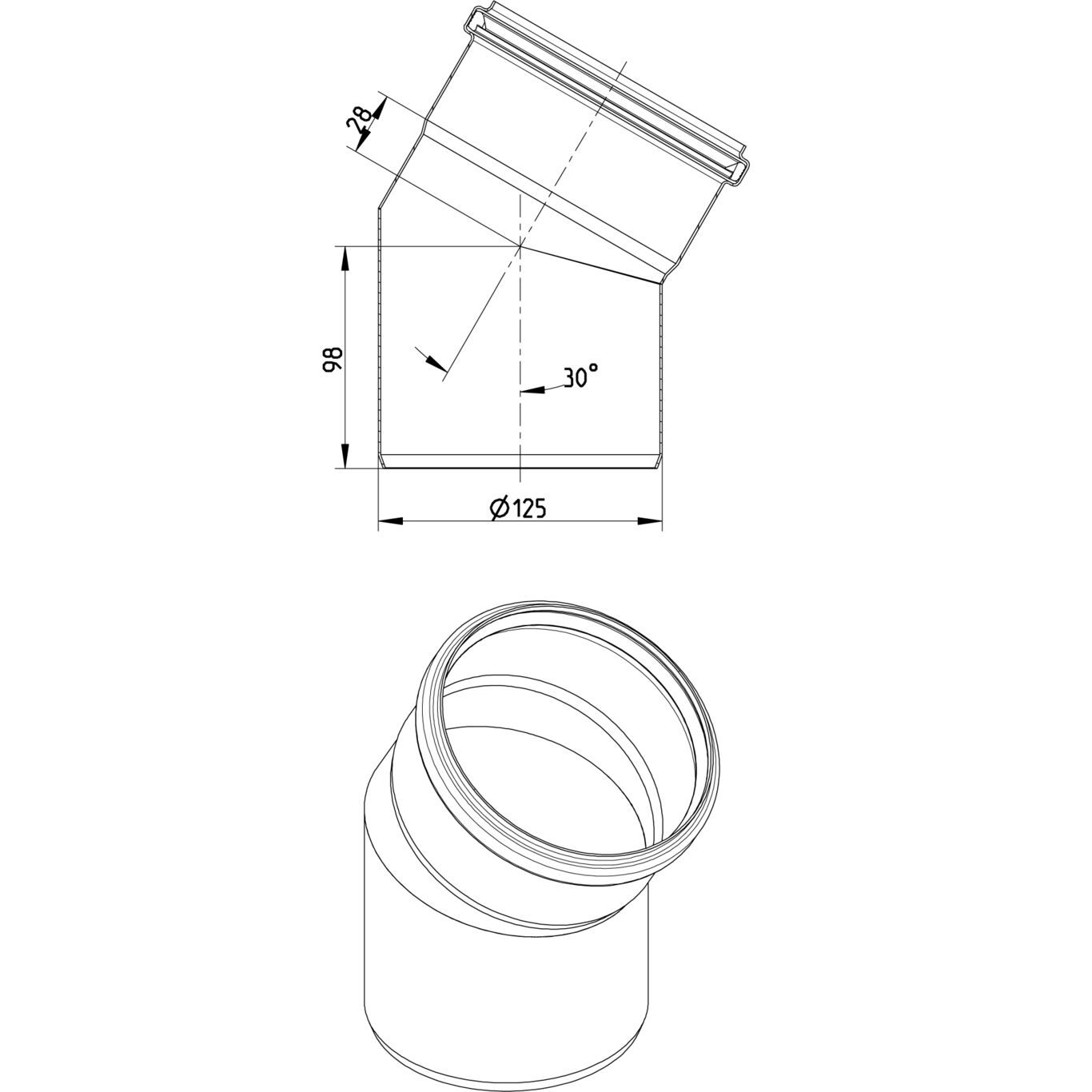 Line Drawing - Bend-30