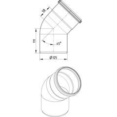 Line Drawing - Bend-45