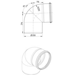 Line Drawing - Bend-87.5