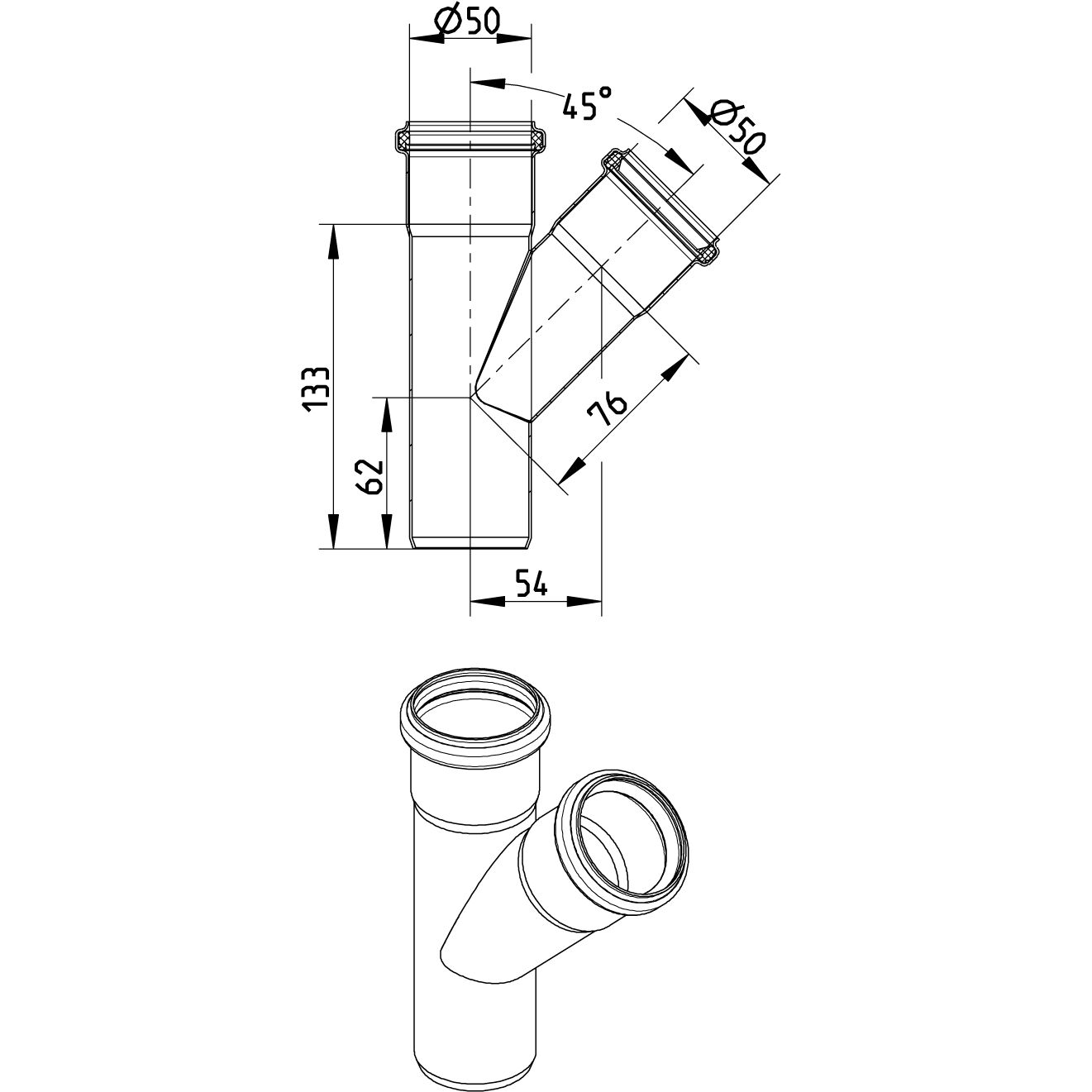 Line Drawing - Branch-45