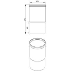 Line Drawing - Expansion socket