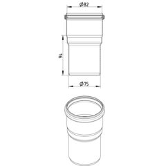 Line Drawing - Reducer-concentric