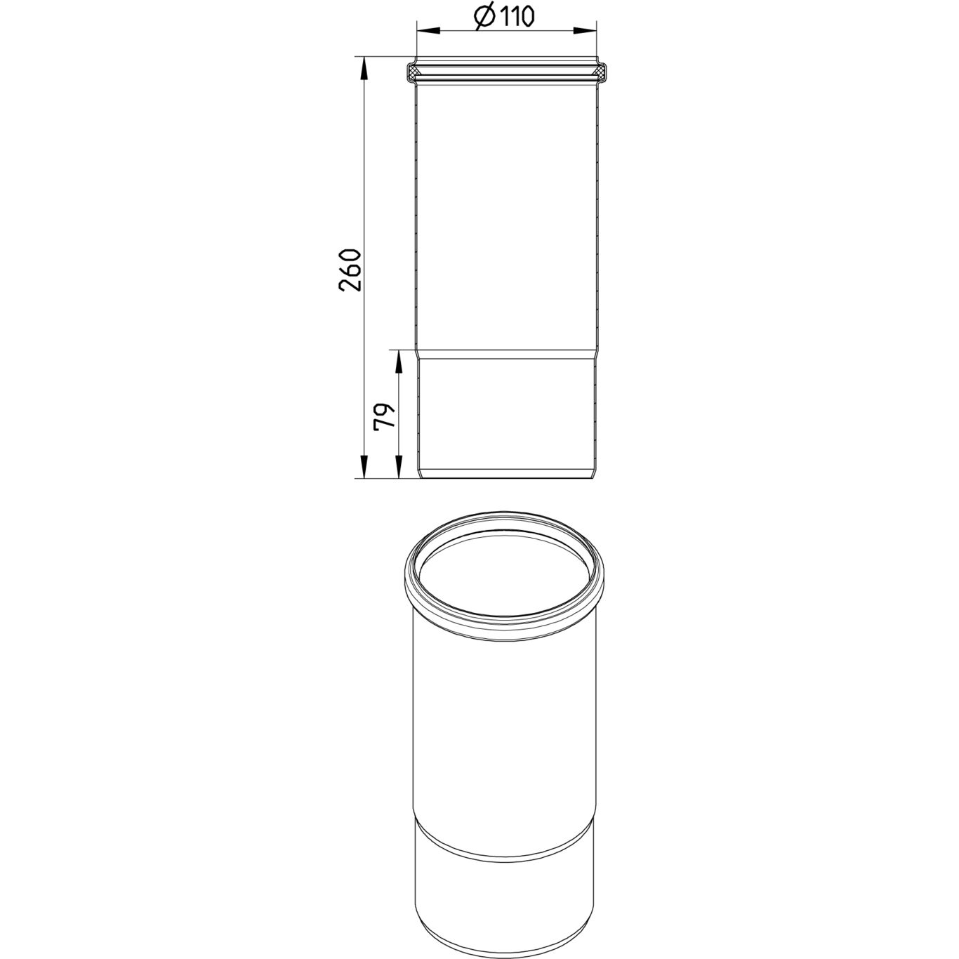 Line Drawing - Expansion socket